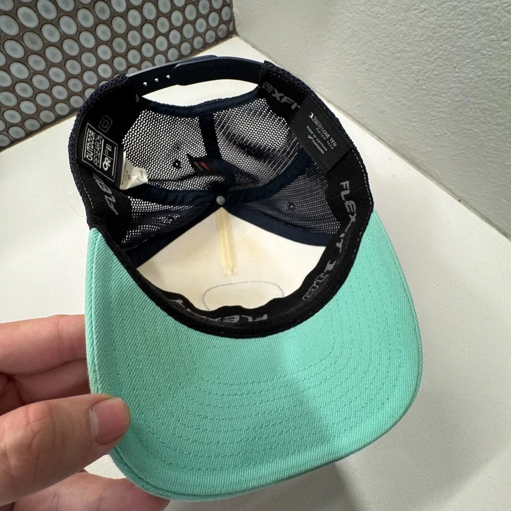 Outdoor Research Hat Cap Mens Trucker Snap Back Mesh‎ Back Graphic Logo OSFA